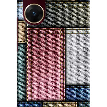 Multicolor Jeans Vivo V29E Hard Case Back Cover by Casekaro