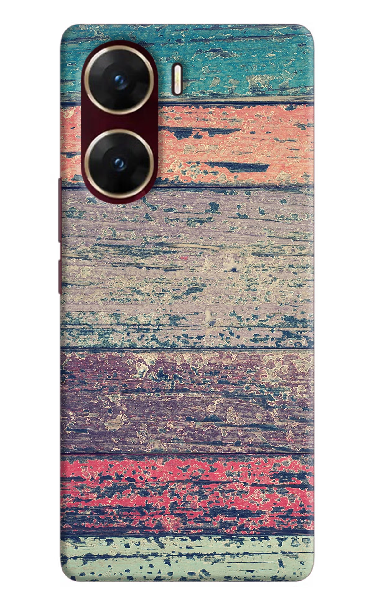 Colourful Wall Vivo V29E Hard Case Back Cover by Casekaro