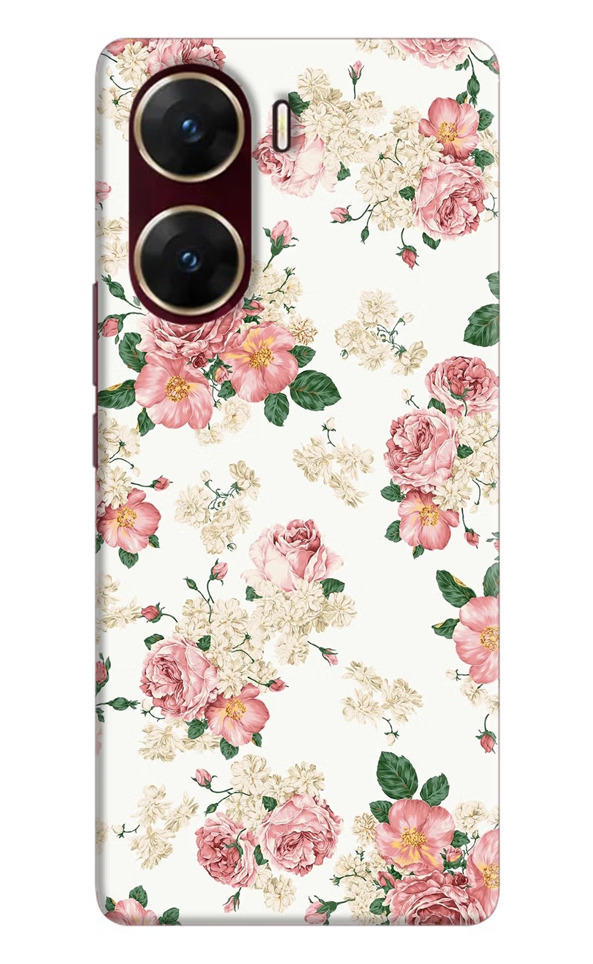 Flowers Vivo V29E Hard Case Back Cover by Casekaro