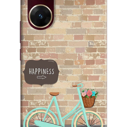 Happiness Artwork Vivo V29E Hard Case Back Cover by Casekaro
