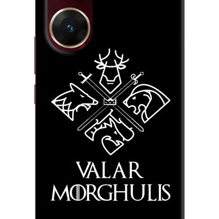 Valar Morghulis | Game Of Thrones Vivo V29E Hard Case Back Cover by Casekaro