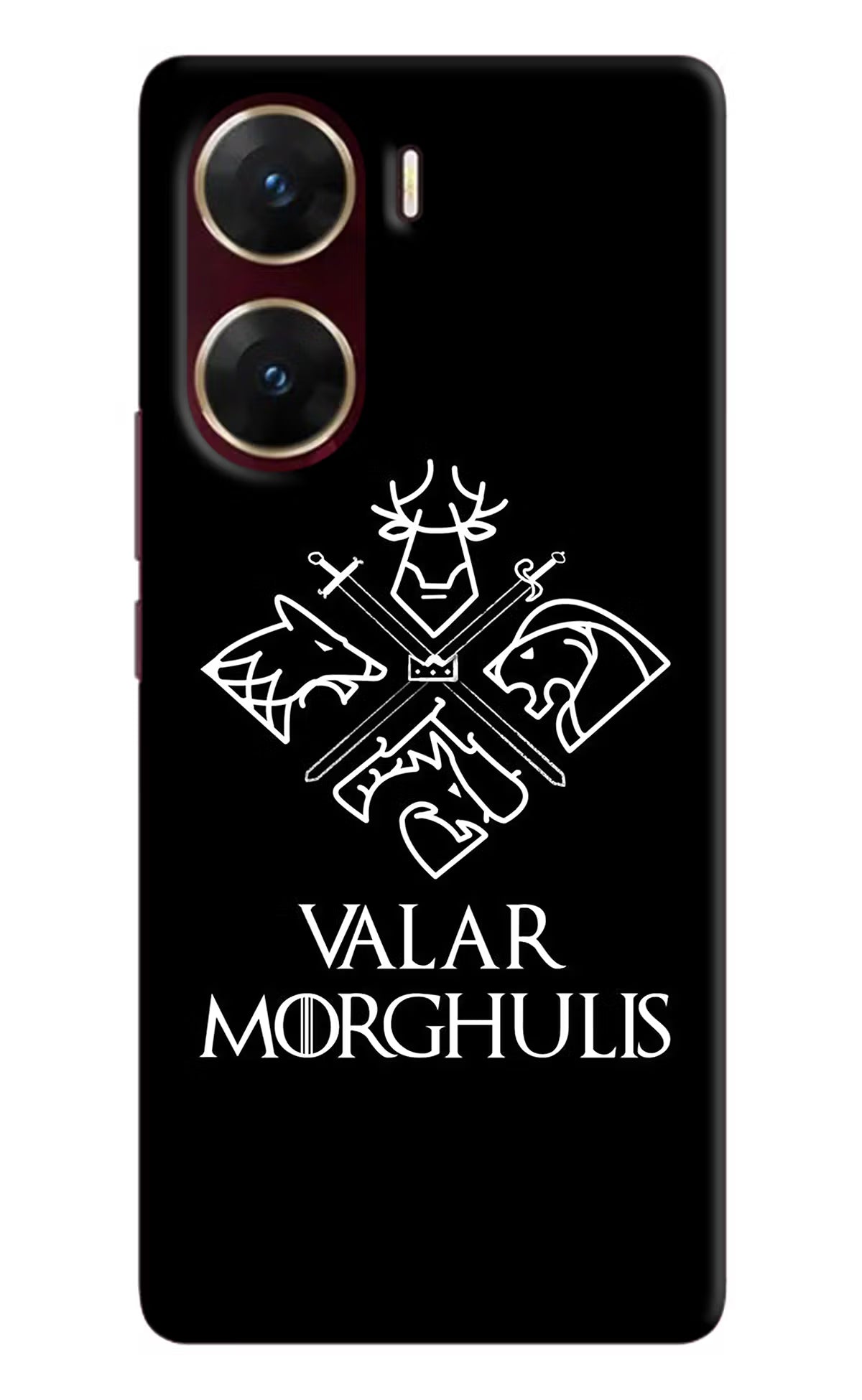 Valar Morghulis | Game Of Thrones Vivo V29E Hard Case Back Cover by Casekaro