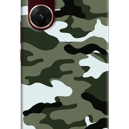 Camouflage Vivo V29E Hard Case Back Cover by Casekaro