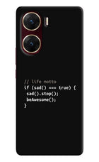 Life Motto Code Vivo V29E Hard Case Back Cover by Casekaro