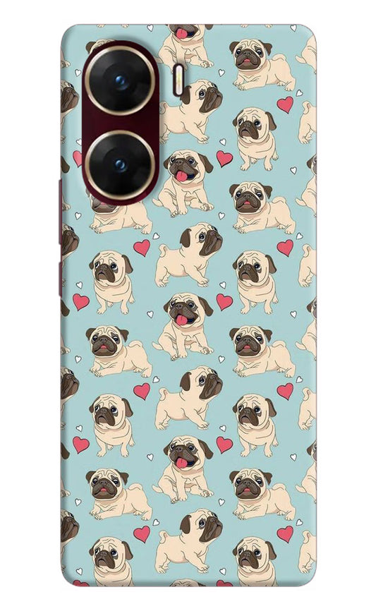 Pug Dog Vivo V29E Hard Case Back Cover by Casekaro