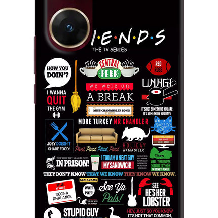 FRIENDS Vivo V29E Hard Case Back Cover by Casekaro