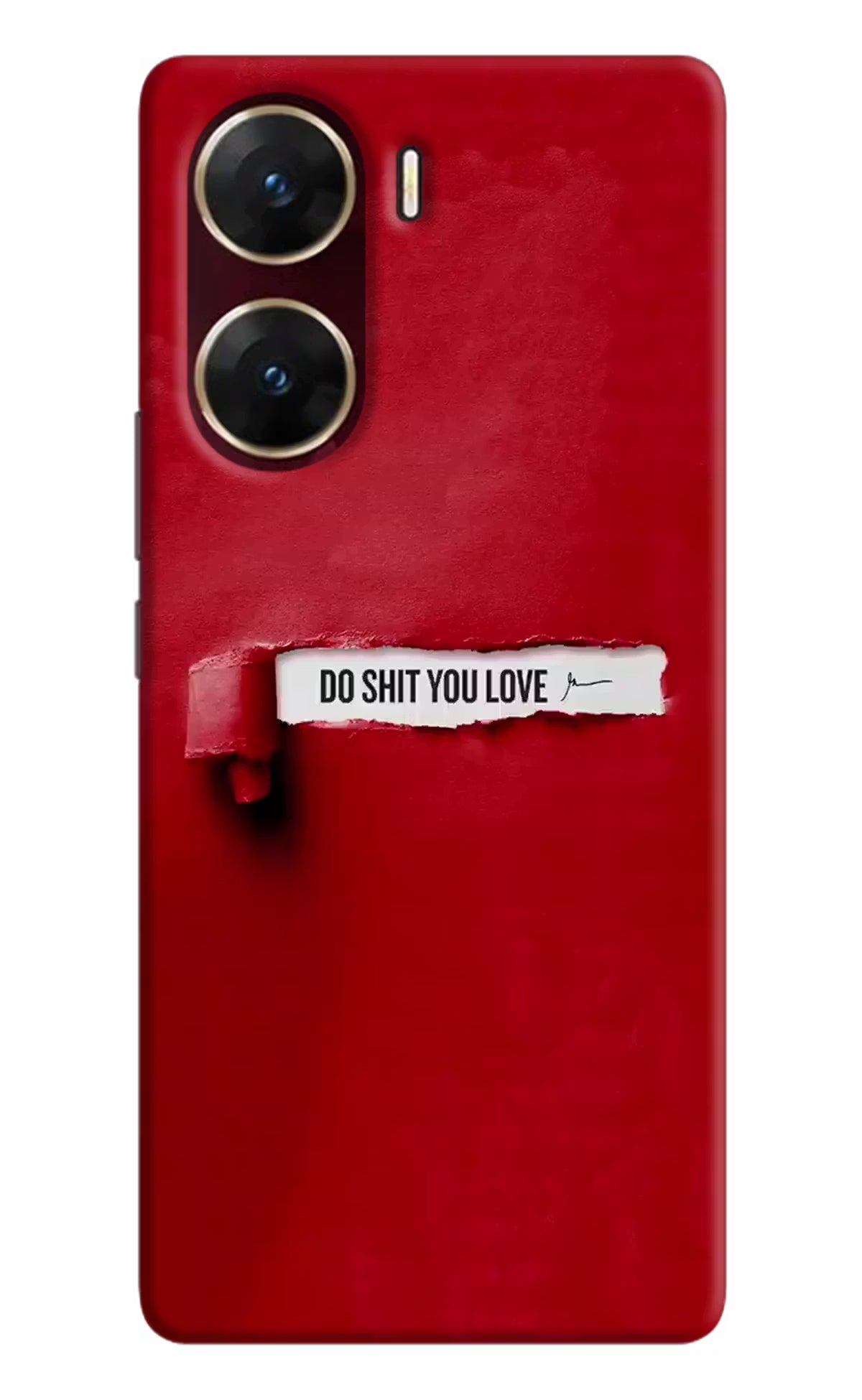 Do Shit You Love Vivo V29E Hard Case Back Cover by Casekaro