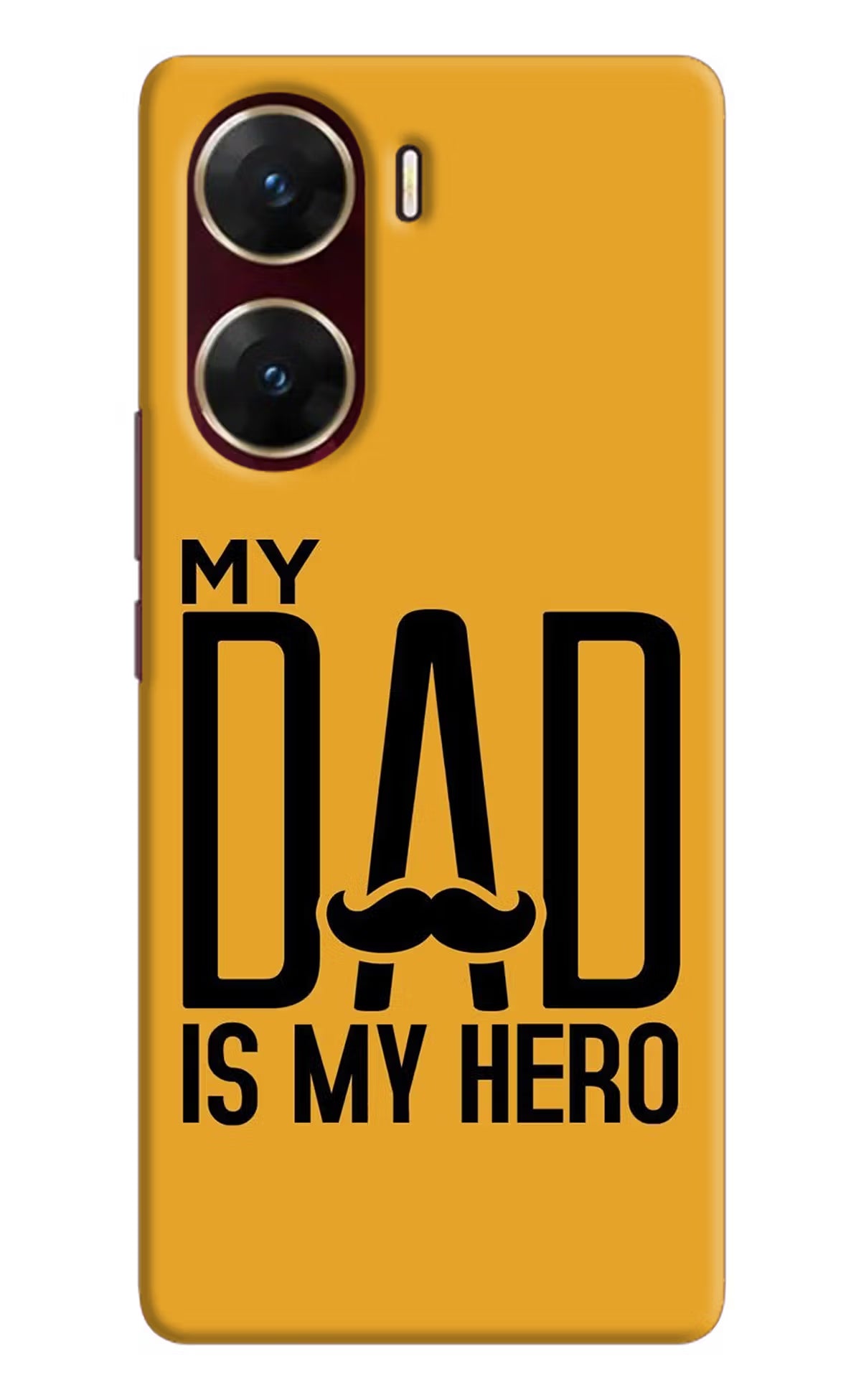 My Dad Is My Hero Vivo V29E Hard Case Back Cover by Casekaro