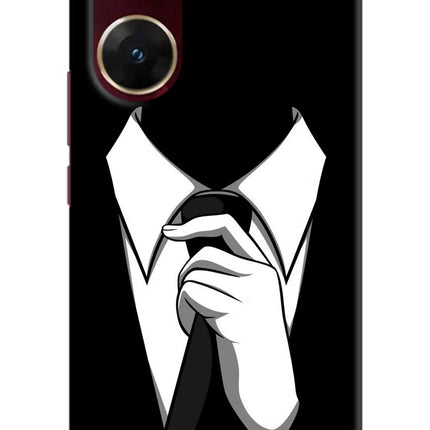 Black Tie Vivo V29E Hard Case Back Cover by Casekaro
