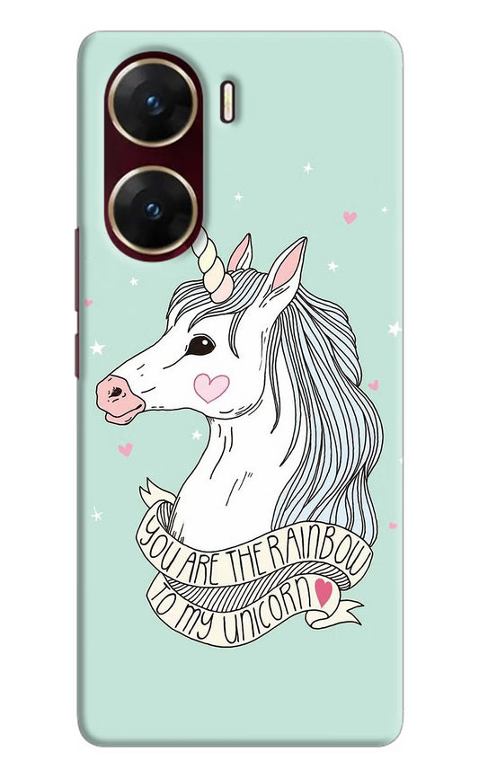 Unicorn Wallpaper Vivo V29E Hard Case Back Cover by Casekaro