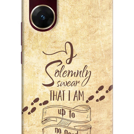 I Solemnly swear that i up to no good Vivo V29E Hard Case Back Cover by Casekaro
