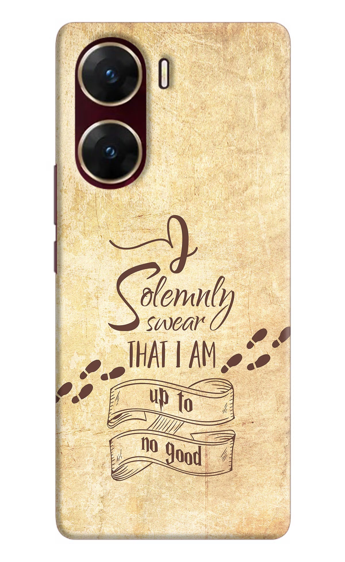 I Solemnly swear that i up to no good Vivo V29E Hard Case Back Cover by Casekaro