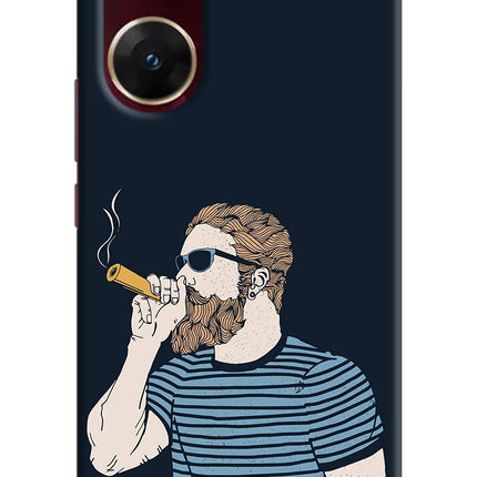 Smoking Vivo V29E Hard Case Back Cover by Casekaro