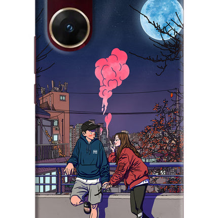 Chilling Couple Vivo V29E Hard Case Back Cover by Casekaro
