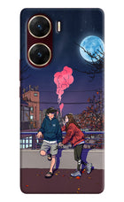 Chilling Couple Vivo V29E Hard Case Back Cover by Casekaro