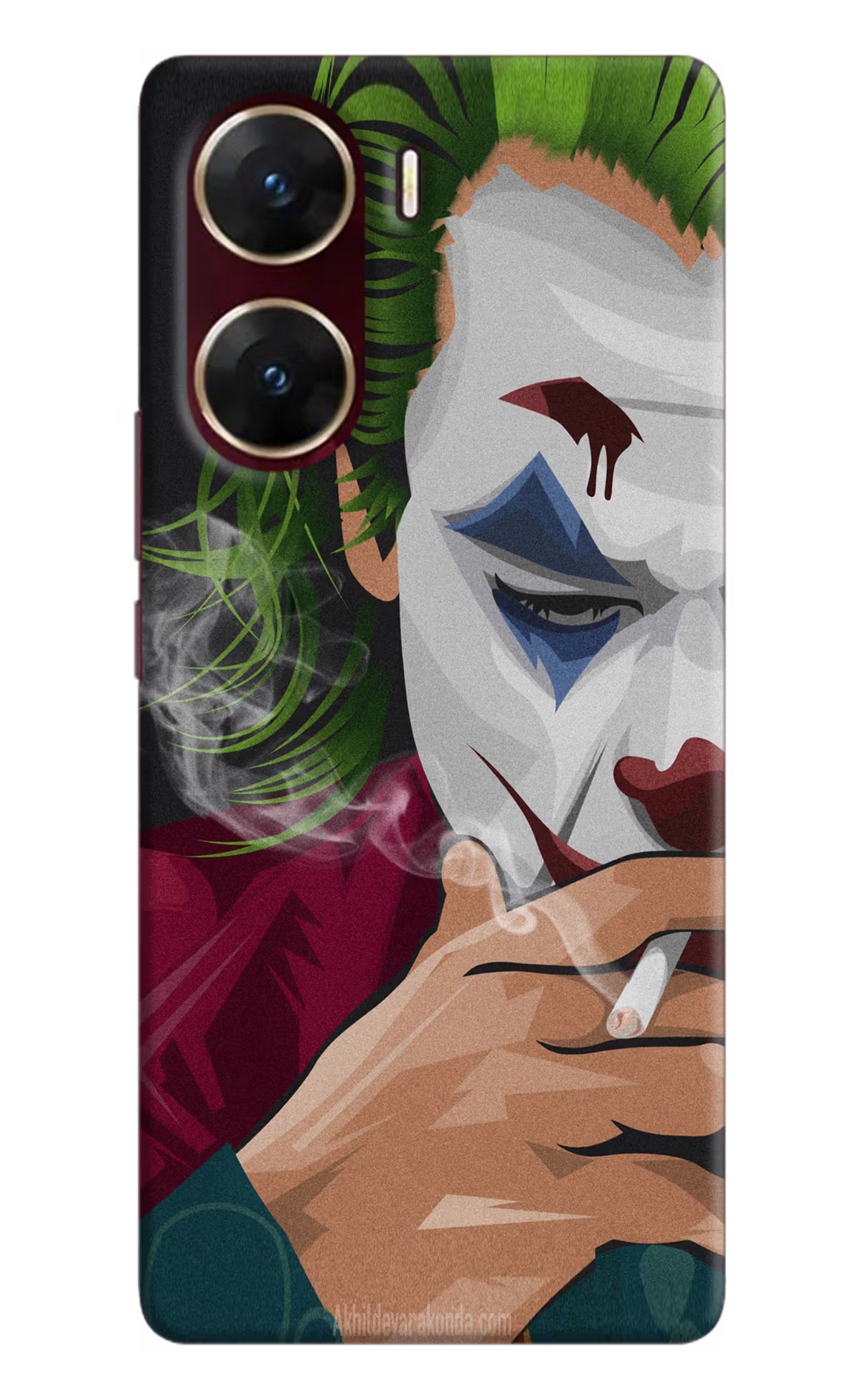 Joker Smoking Vivo V29E Hard Case Back Cover by Casekaro