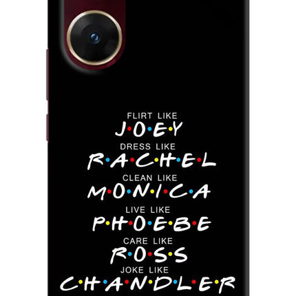 FRIENDS Character Vivo V29E Hard Case Back Cover by Casekaro