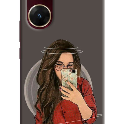 Selfie Queen Vivo V29E Hard Case Back Cover by Casekaro
