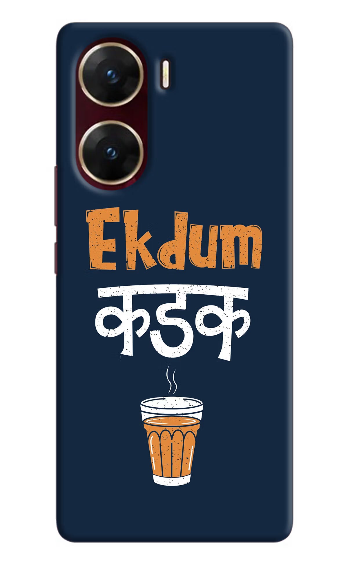 Ekdum Kadak Chai Vivo V29E Hard Case Back Cover by Casekaro
