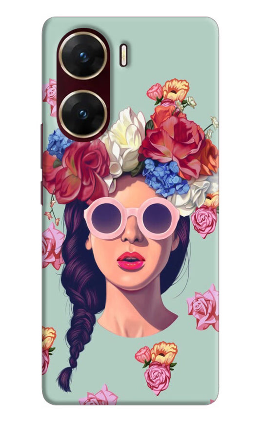 Pretty Girl Vivo V29E Hard Case Back Cover by Casekaro