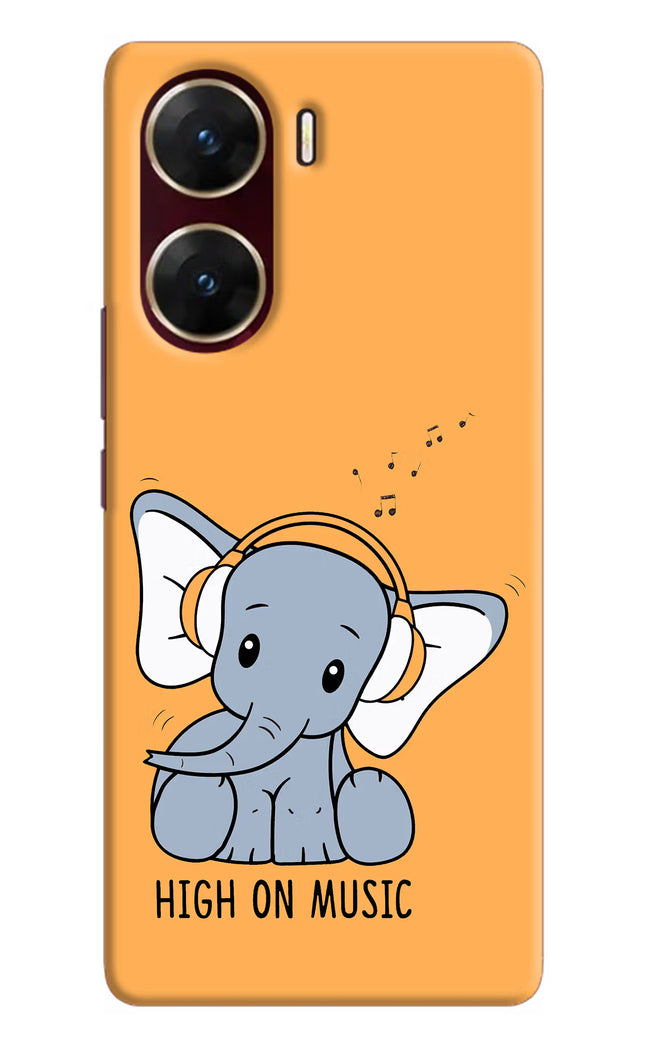 High On Music Vivo V29E Hard Case Back Cover by Casekaro