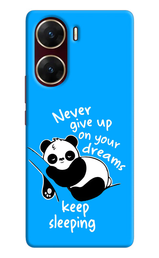 Keep Sleeping Vivo V29E Hard Case Back Cover by Casekaro