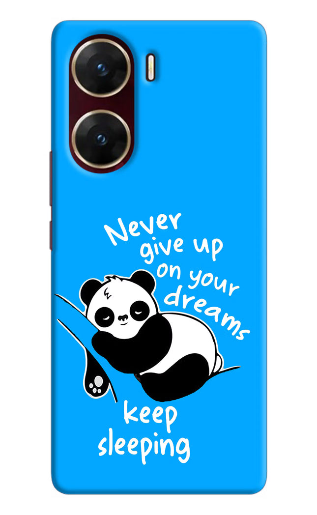 Keep Sleeping Vivo V29E Hard Case Back Cover by Casekaro