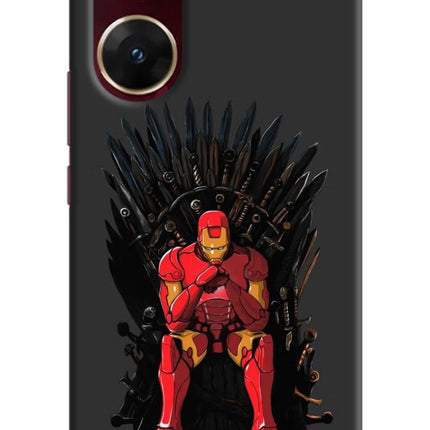 Ironman Throne Vivo V29E Hard Case Back Cover by Casekaro
