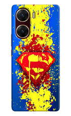 Superman logo Vivo V29E Hard Case Back Cover by Casekaro