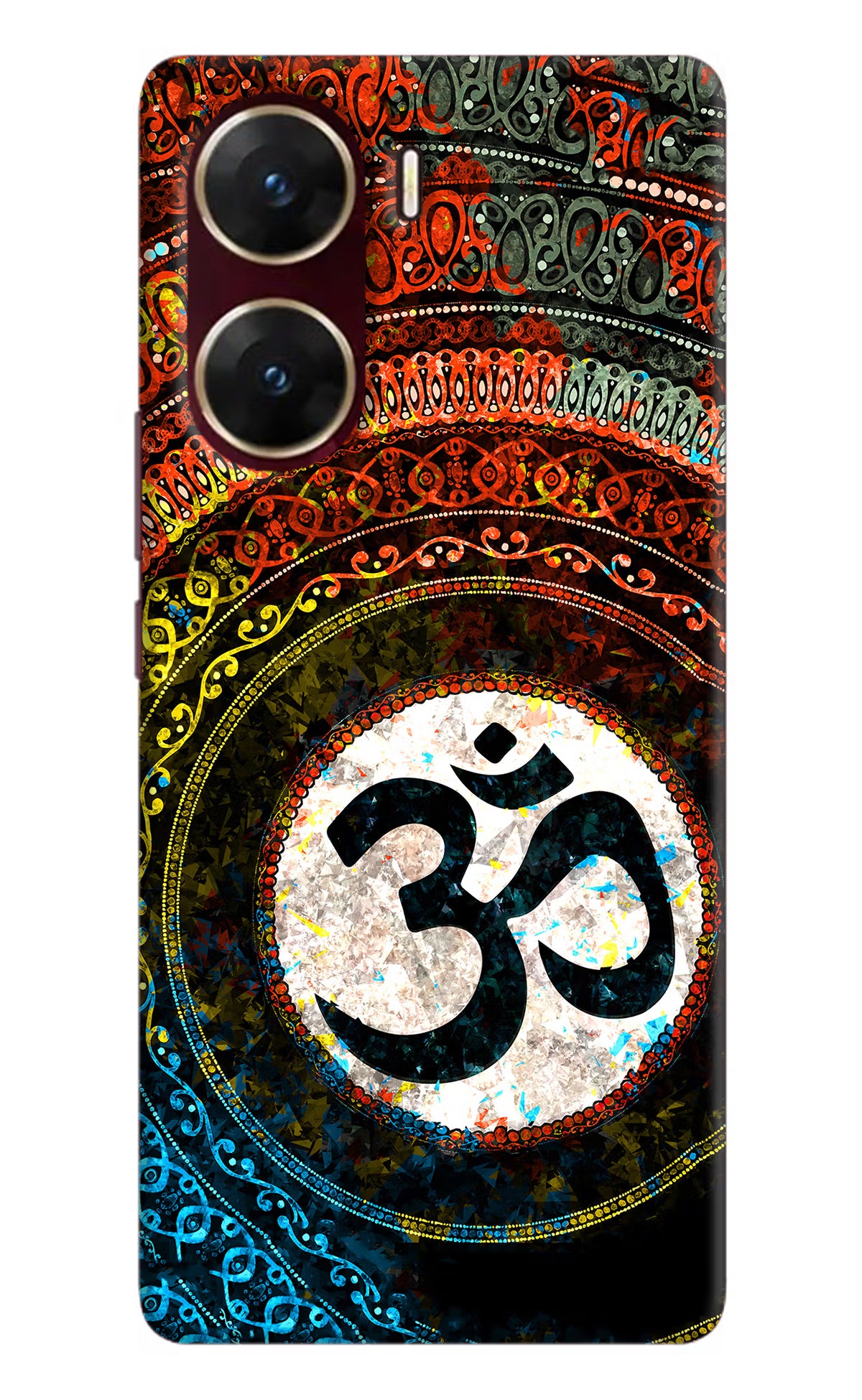 Om Cultural Vivo V29E Hard Case Back Cover by Casekaro