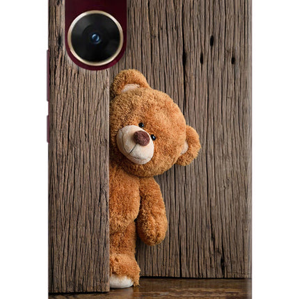 Teddy Wooden Vivo V29E Hard Case Back Cover by Casekaro