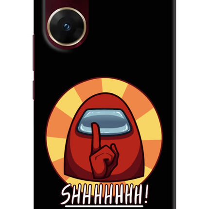 Among Us Shhh! Vivo V29E Hard Case Back Cover by Casekaro