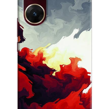 Fire Cloud Vivo V29E Hard Case Back Cover by Casekaro
