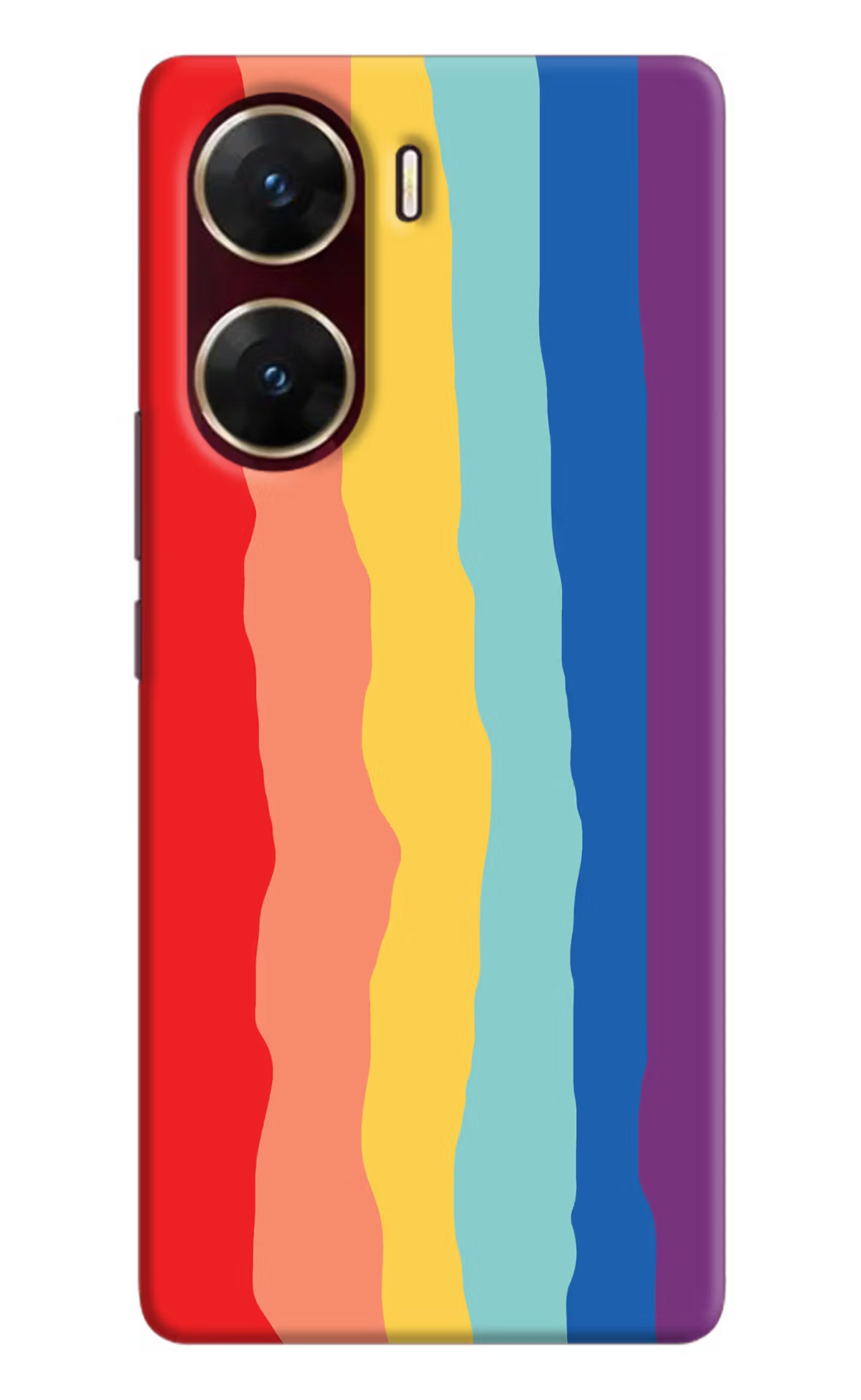 Rainbow Vivo V29E Hard Case Back Cover by Casekaro