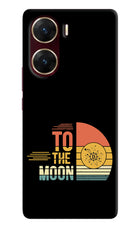 To the Moon Vivo V29E Hard Case Back Cover by Casekaro