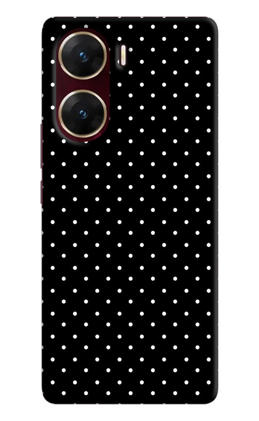 White Dots Vivo V29E Hard Case Back Cover by Casekaro