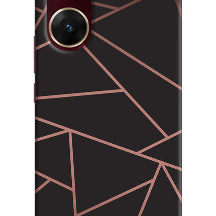 Geometric Pattern Vivo V29E Hard Case Back Cover by Casekaro