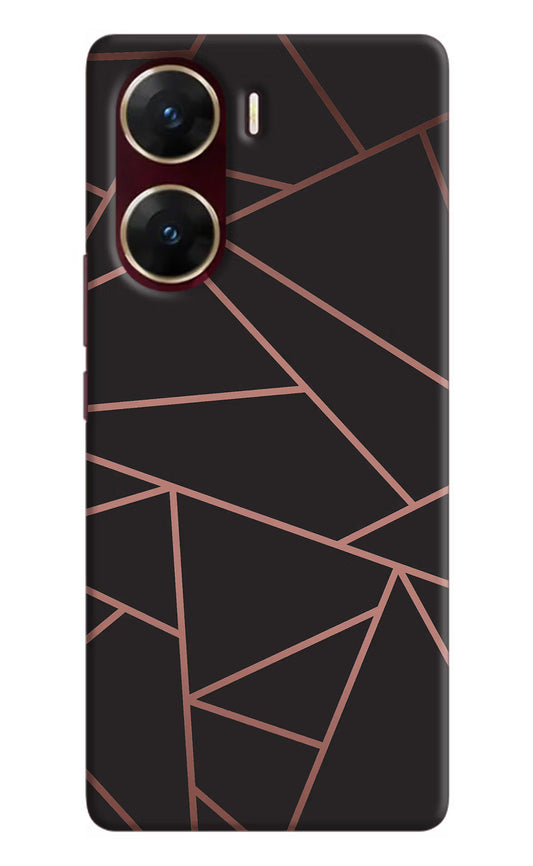 Geometric Pattern Vivo V29E Hard Case Back Cover by Casekaro