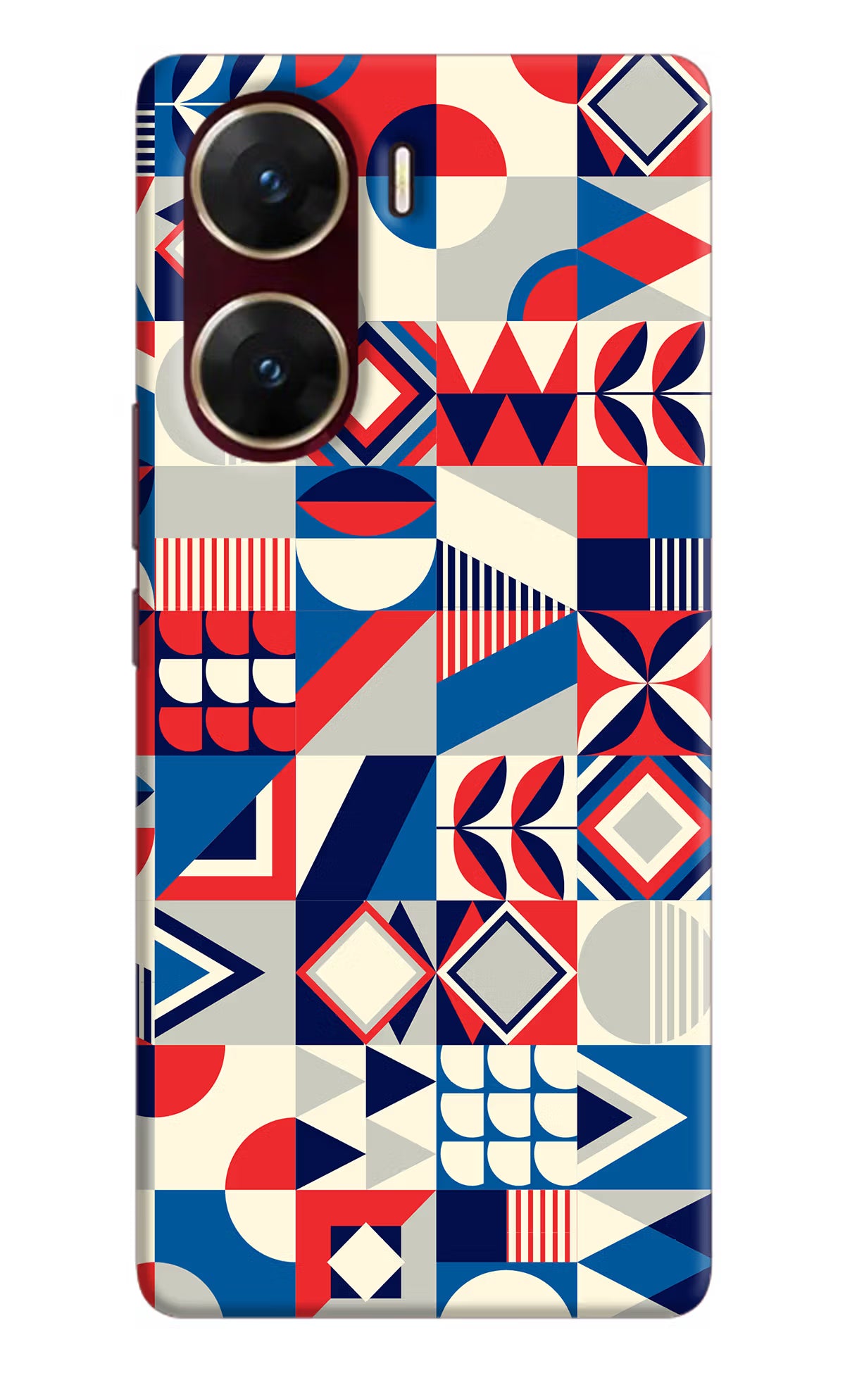 Colorful Pattern Vivo V29E Hard Case Back Cover by Casekaro