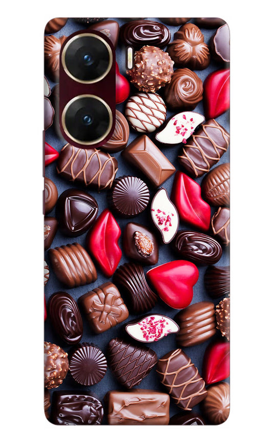 Chocolates Vivo V29E Hard Case Back Cover by Casekaro