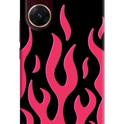 Fire Flames Vivo V29E Hard Case Back Cover by Casekaro
