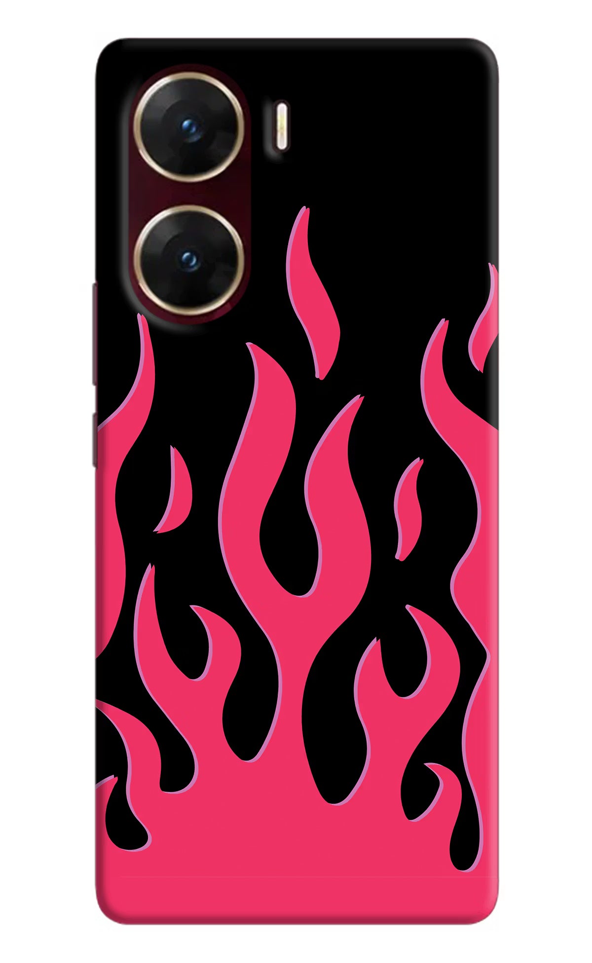 Fire Flames Vivo V29E Hard Case Back Cover by Casekaro