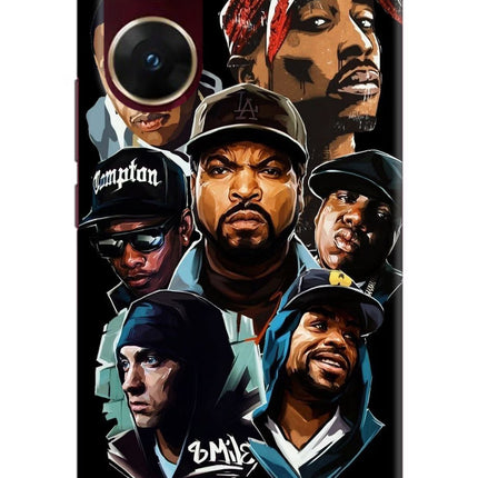 Rappers Vivo V29E Hard Case Back Cover by Casekaro