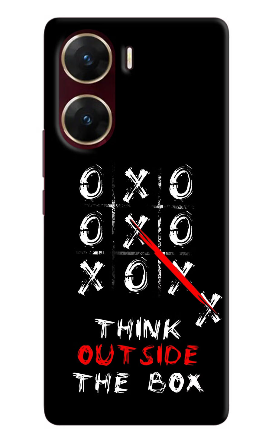 Think out of the BOX Vivo V29E Back Cover, Hard case