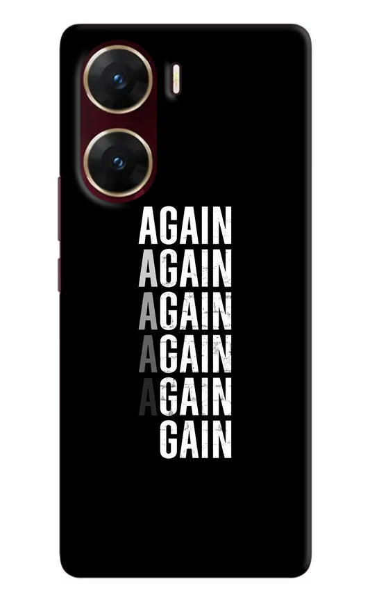 Again Again Gain Vivo V29E Hard Case Back Cover by Casekaro