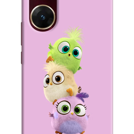 Cute Little Birds Vivo V29E Hard Case Back Cover by Casekaro