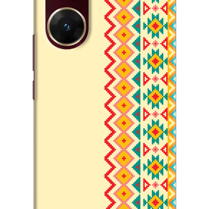 Ethnic Seamless Vivo V29E Hard Case Back Cover by Casekaro