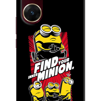 Find your inner Minion Vivo V29E Hard Case Back Cover by Casekaro