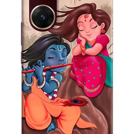Radhe Krishna Vivo V29E Hard Case Back Cover by Casekaro