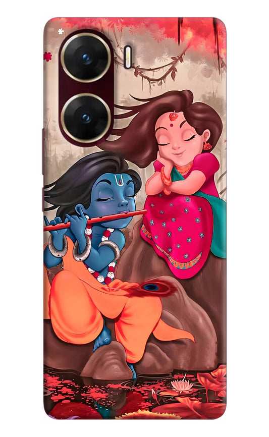 Radhe Krishna Vivo V29E Hard Case Back Cover by Casekaro